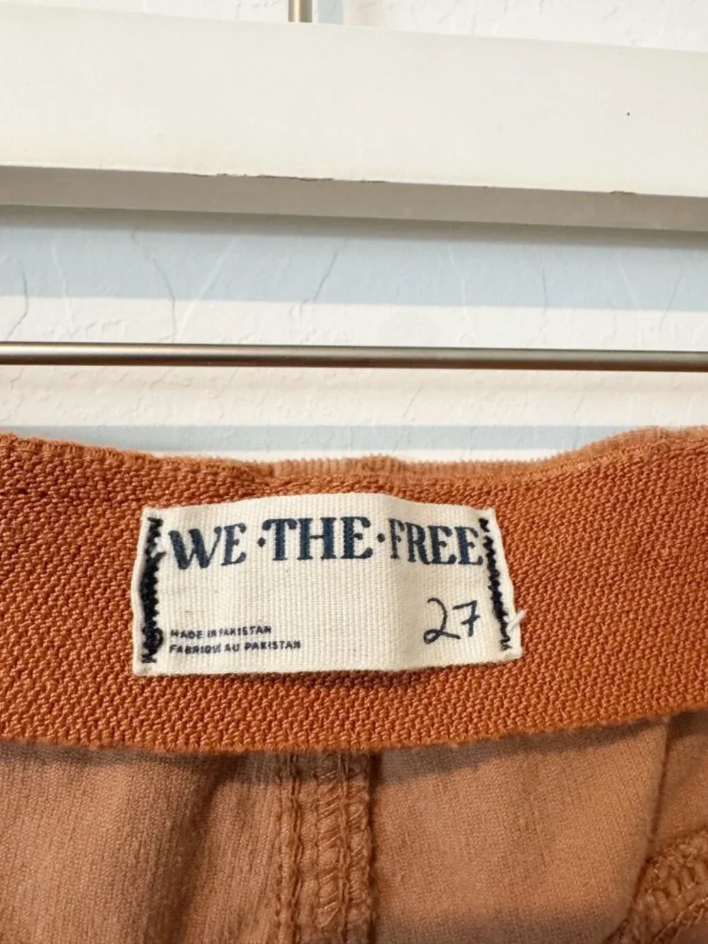 We The Free Pants Size 27 Cognac Brown Corduroy‎ Slim Flare Western Forest Fairy